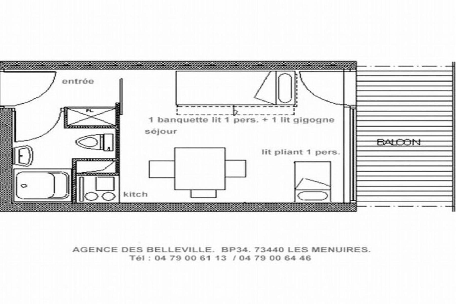 Residence Dorons - Studio Lumineux - Centre Station - Balcon Mae-3414 Saint-Martin-de-Belleville Ngoại thất bức ảnh